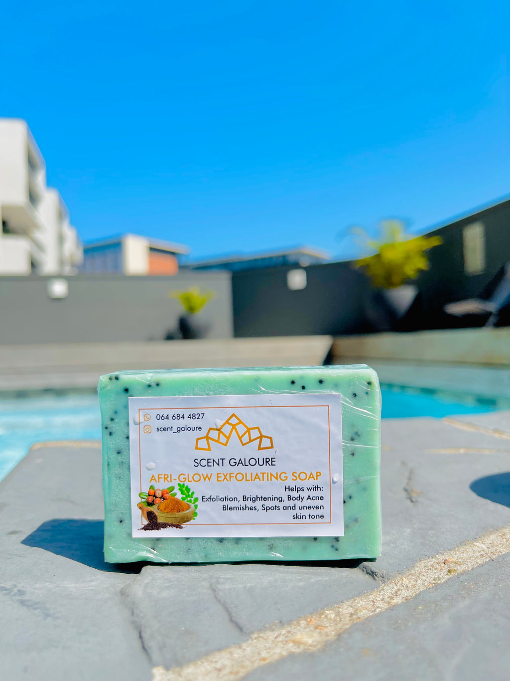 AfriGlow Exfoliating Face Soap